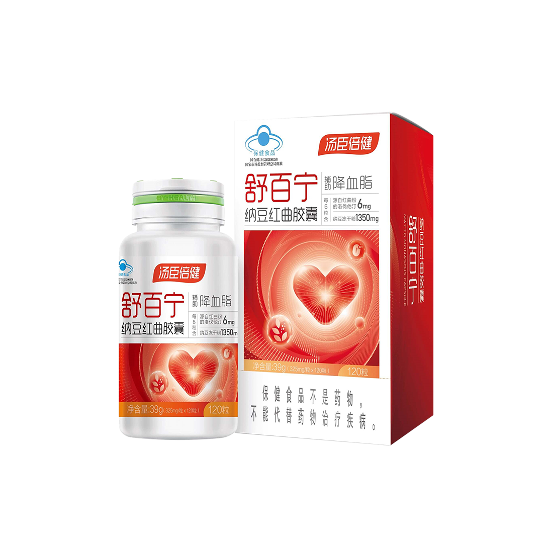 舒百宁®纳豆红曲胶囊（120粒）