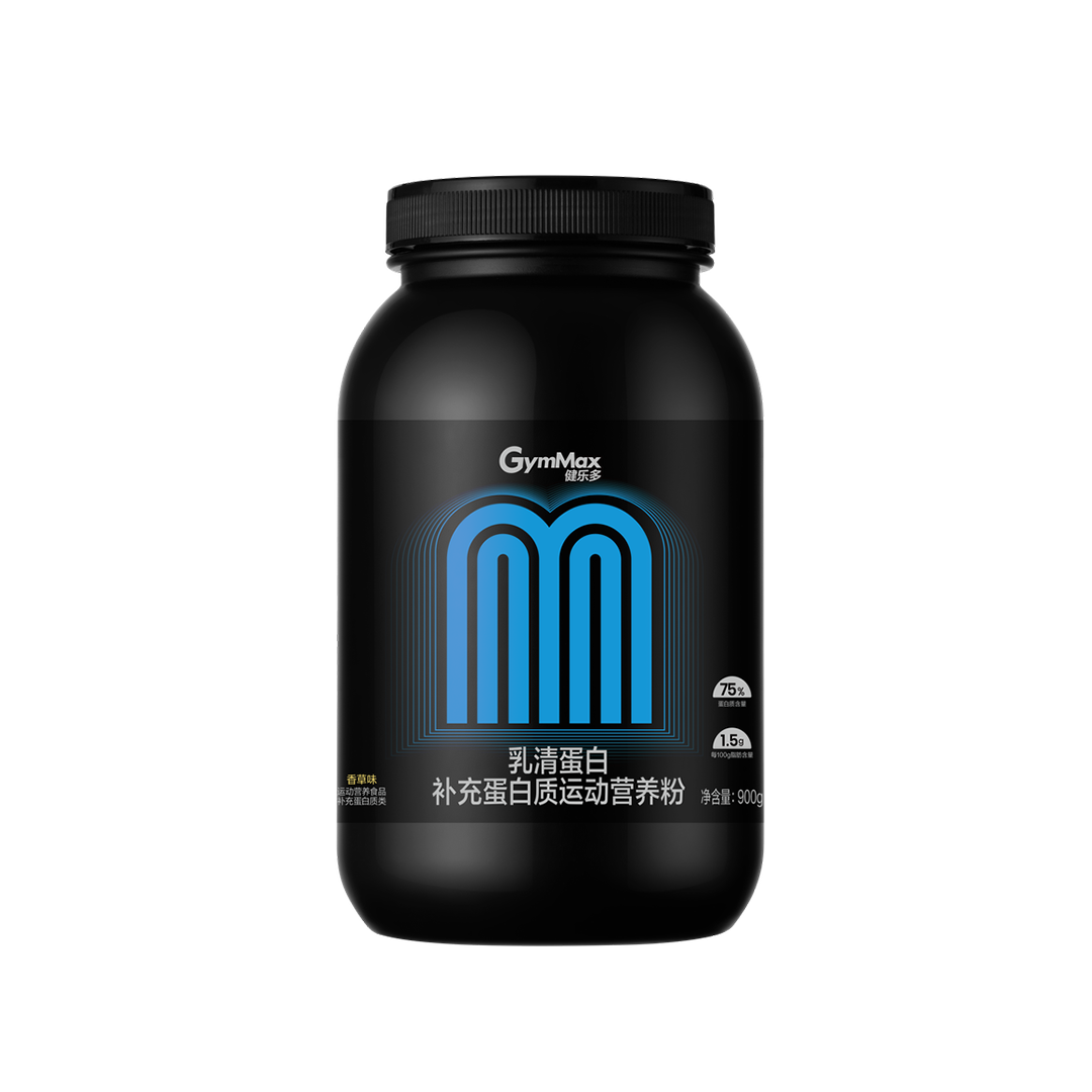 健乐多补充蛋白质运动营养粉乳清蛋白（香草味）（900g）